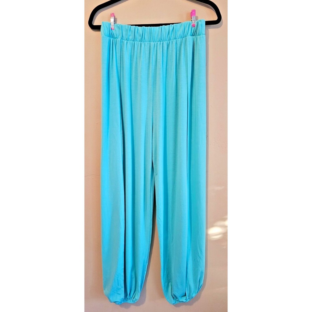 Zenana blue Pull-On harum pants Women's Size Large